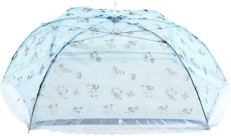 SAFE HAVEN Portable Baby Mosquito Net Nylon Washable Kids Mosquito Net(Sky blue, Tent)