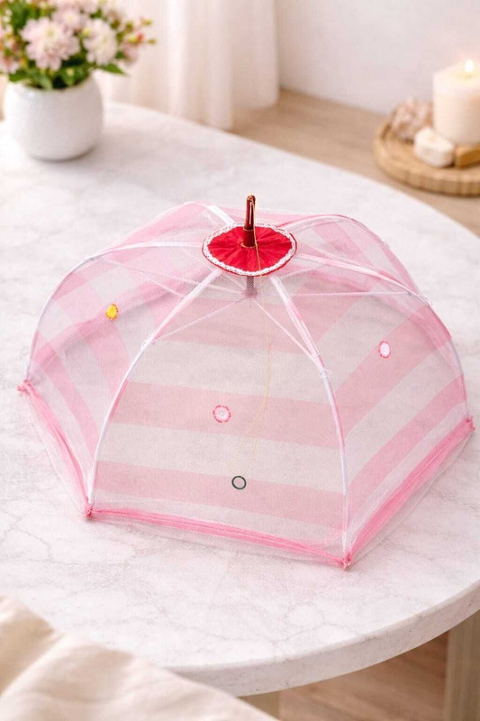 City King PINK BABY MOSQUITO NET HDPE - High Density Poly Ethylene Washable Kids Mosquito Net(Pink, Bed Box)