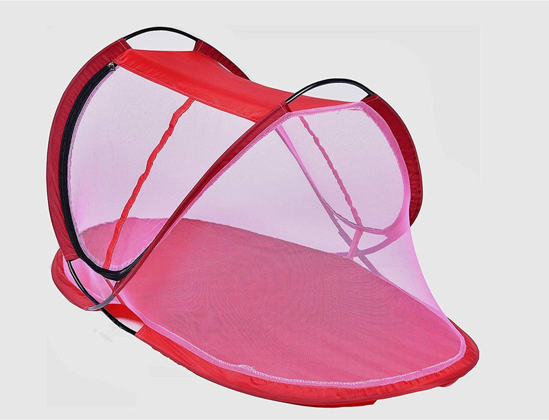 Lemork Premium Baby Mosquito Net, New Born Baby Mosquito Net Cotton Washable Kids Mosquito Net(Pink, Tent)