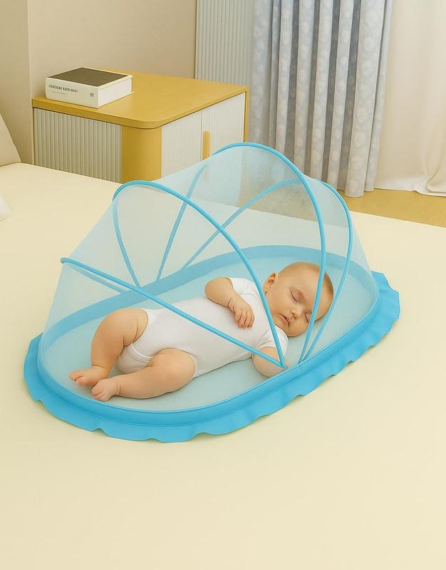TSmosquito Baby mosquito net cribe HDPE - High Density Poly Ethylene Washable Kids Mosquito Net(Skay, Tent)