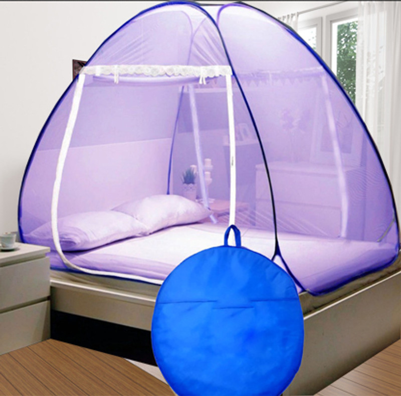 KHANJAN FASHION FAB PURPLE machhardani 6 by 8 mosquito net for w double bed machardani 7x7 mosqito Polyester Washable Infants Mosquito Net(Purple, Perple, Jambu, purpal, Tent)