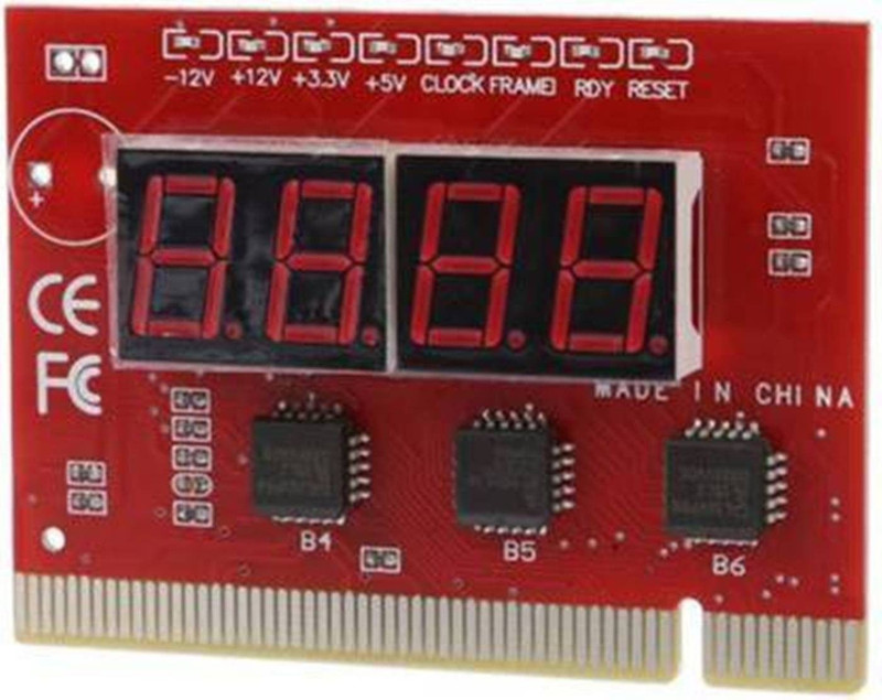 Harcov PCI 4-digit PC Analyser Diagnostic Card Tester for AM2Socket XTX Intel B65 Chipset DDR2 Motherboard for Desktop