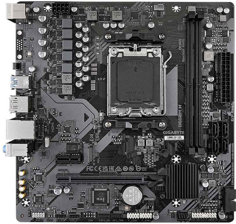 MSI PRO B650M-P Micro-ATX - Supports AMD Ryzen 7000, AM5 - DDR5 AM5Socket Micro-ATX AMD B650 Chipset DDR5 Motherboard for Desktop