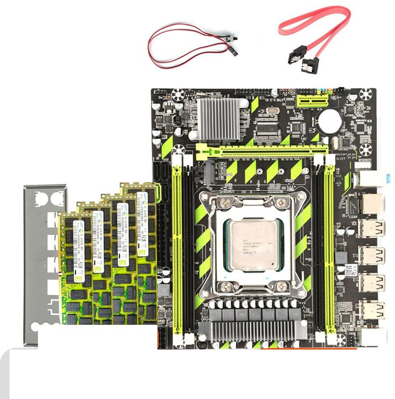 mytechvision X79 motherboard with E5 2650 processor LGA 2011Socket Micro-ATX Intel X99 Chipset DDR3 Motherboard for Desktop