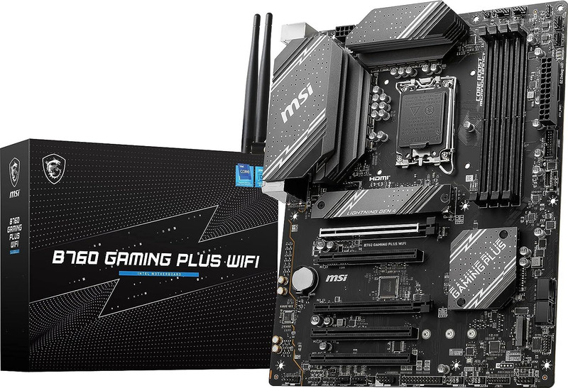 MSI MAG B760 TOMAHAWK WIFI I ATX I Socket LGA 1700 I DDR5 Gaming LGA 1700Socket ATX Intel B760 Chipset DDR5 Motherboard for Desktop