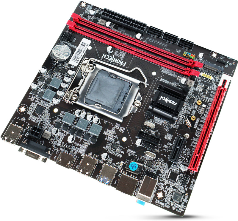Frontech H110 Motherboard, 32GB, HDMI/VGA, USB 3.0, M.2 NVMe,6th–9th Gen Intel LGA 1155Socket ATX Intel H110 Chipset DDR4 Motherboard for Desktop