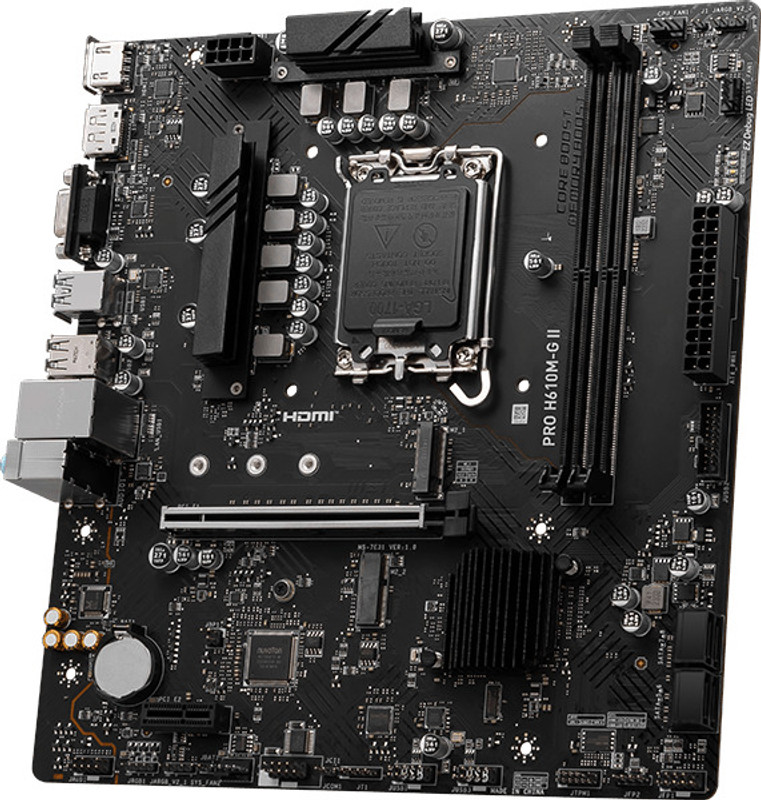 MSI PRO H610M-G WIFI BT ddr5 AM4Socket Micro-ATX Intel H610 Chipset DDR5 Motherboard for Desktop