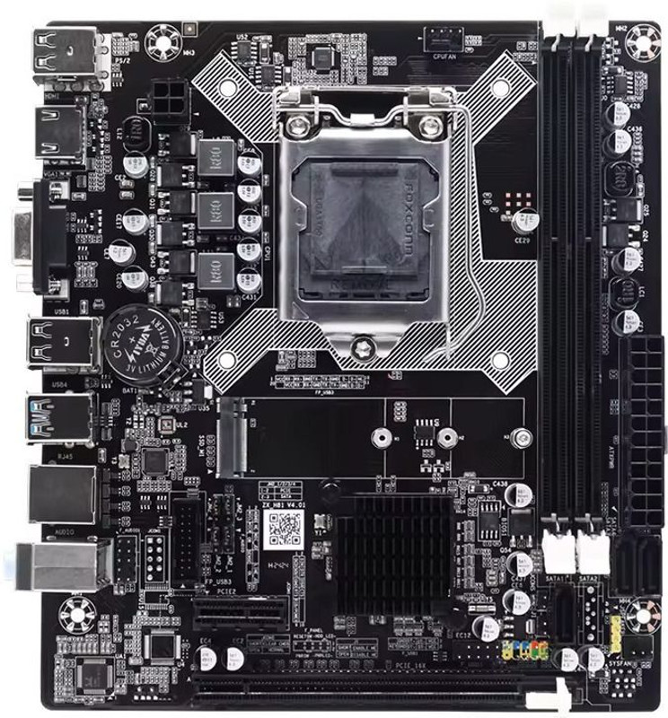 ZEBRONICS ZEB-H81M2 with PCIE M.2 / NVMe Slot LGA 1150Socket Micro-ATX Intel H81 Express Chipset DDR3 Motherboard for Desktop
