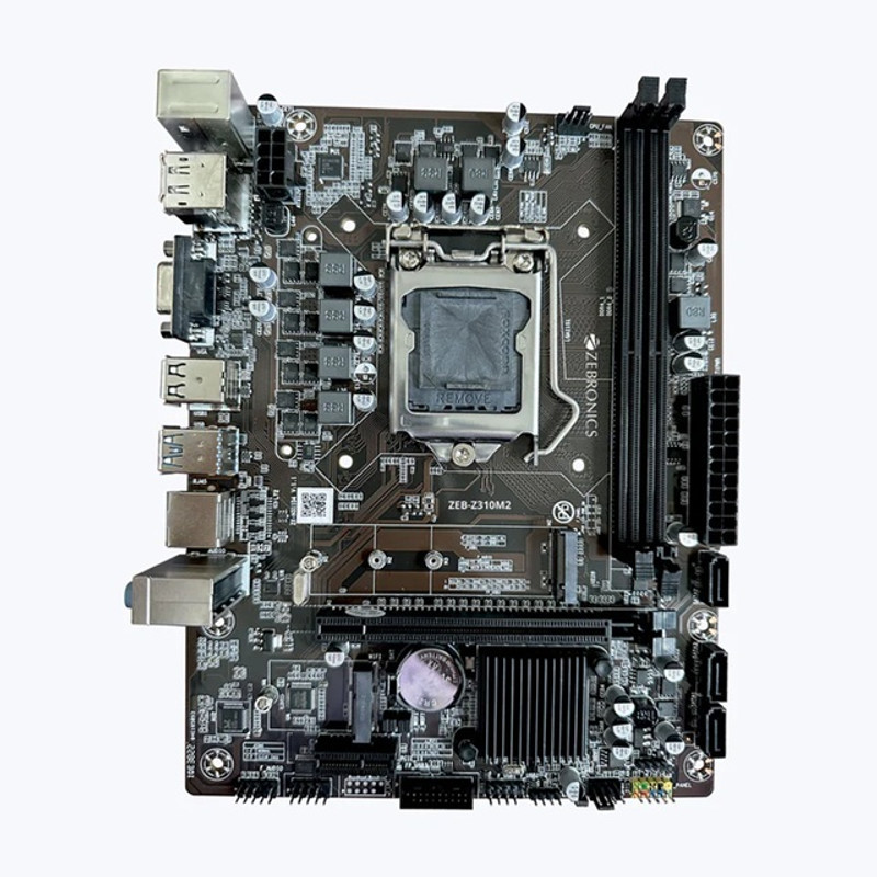 ZEBRONICS Zeb H110-D4 LGA 1151 Socket Motherboard LGA1151Socket Micro-ATX Intel H110 Chipset DDR4 Motherboard for Desktop