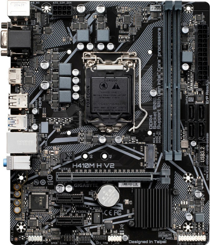 GIGABYTE H410M H V2 Ultra Durable LGA 1200Socket Micro-ATX Intel H410 Chipset DDR4 Motherboard for Desktop