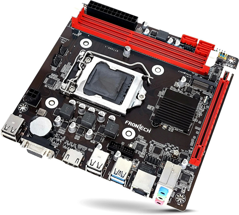 Frontech H81/1150 DDR3 LGA1150 Supports Intel 22nm, Fast Ethernet LGA 1150Socket Mini-ITX Intel H81 Express Chipset DDR3 Motherboard for Desktop