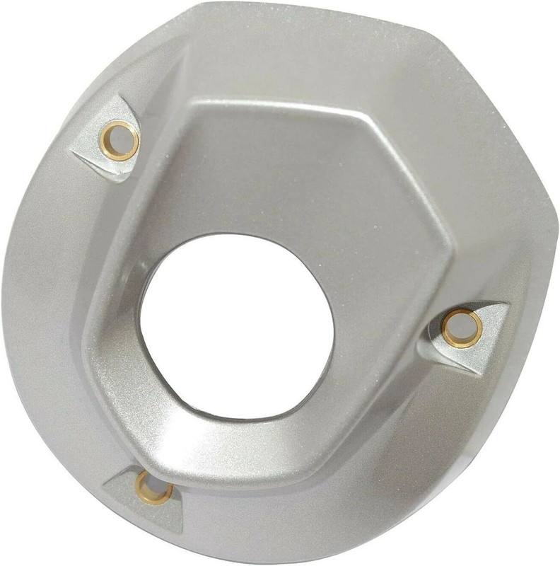 Chinkraft Silencer End Cap for Yamaha R15 V3 (2017-2020)-High Performance and Stylish Motorcycle Fork Cover(White)