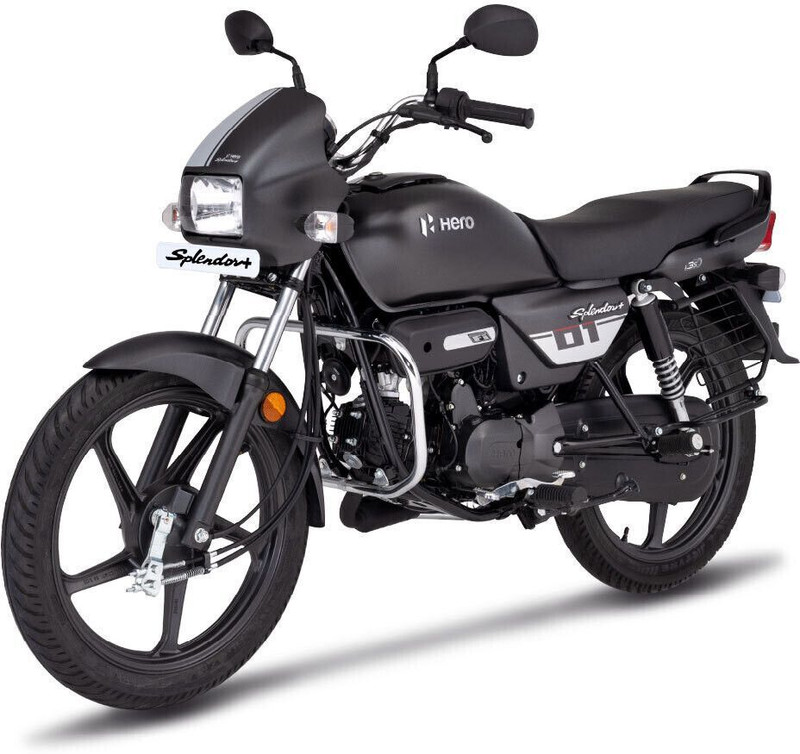 Hero Splendor+ i3S Booking for Ex-Showroom Price(BLACK SPORTS RED)