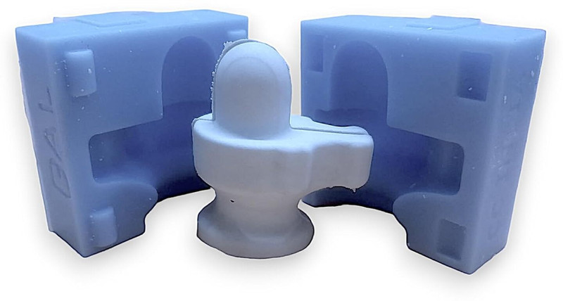 CraftialCurve Silicone Fondant & Gum paste Mould Shiva Lingam Shiv Ling Idol(Pack of 1)