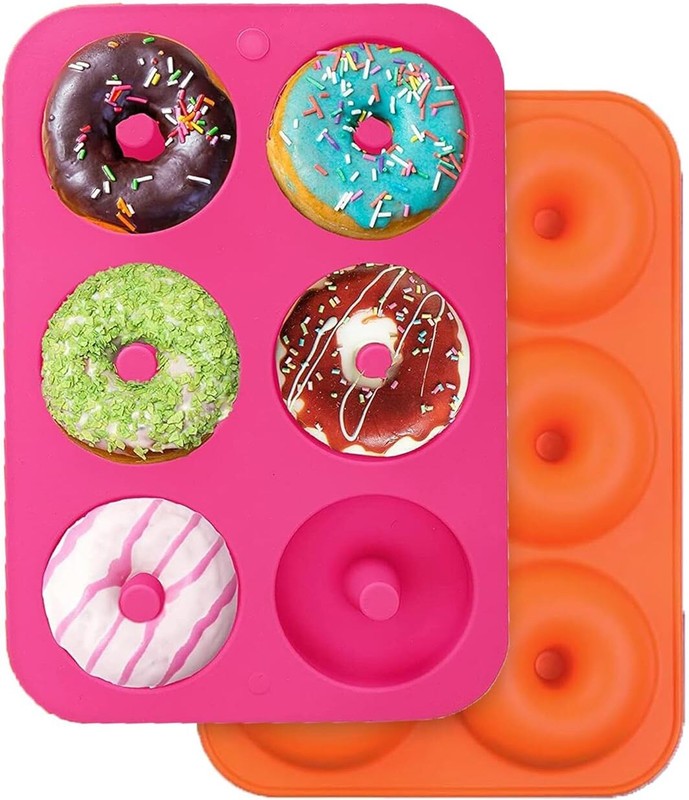 KITCHNEST Silicone Donut Tray 6(Pack of 1)
