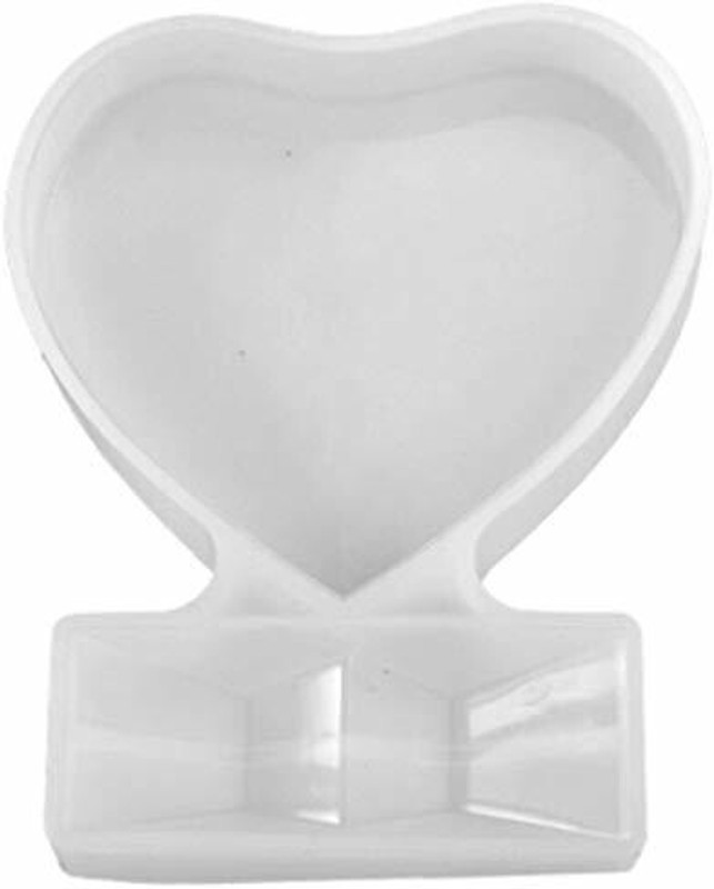 Ditya Crafts Silicone Fondant & Gum paste Mould Heart Photo Frame Resin Mold Photo Frame Epoxy Resin Mold Heart-Shaped Photo Frame Mold Picture Frame Mold for Home Decoration DIY Crafts(Pack of 1)