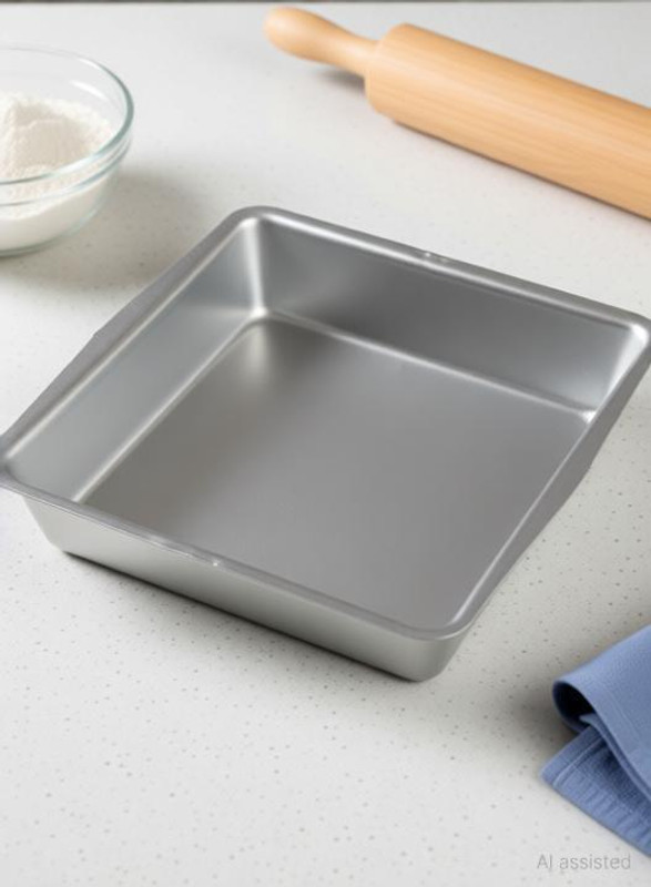 DMI HEIGHTED Aluminium Cake Mould 3(Pack of 3)