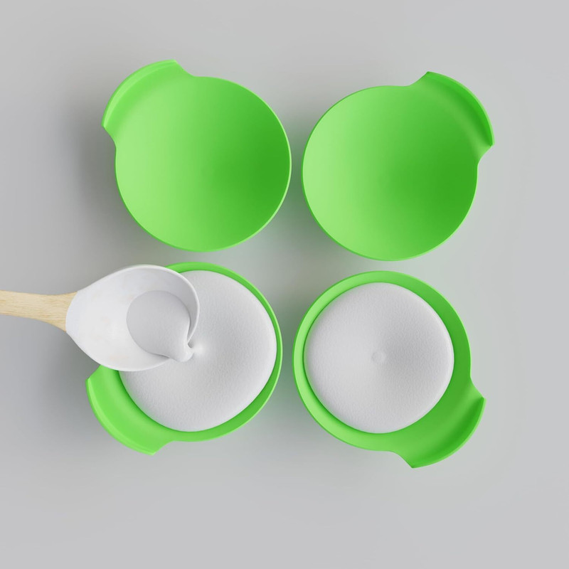 NESTIFY 8 pcs Premium Silicone Idli Maker Multipurpose- Dhokla Maker Standard Idli Maker(0 Plates , 8 Idlis )
