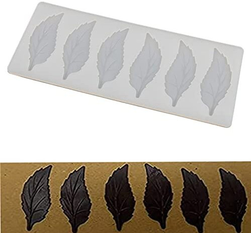 BAKEMO Silicone Cake Mould Silicone Asopalav Leaf Shape Garnishing Cake Mould For Cake Decoration(Pack of 1)