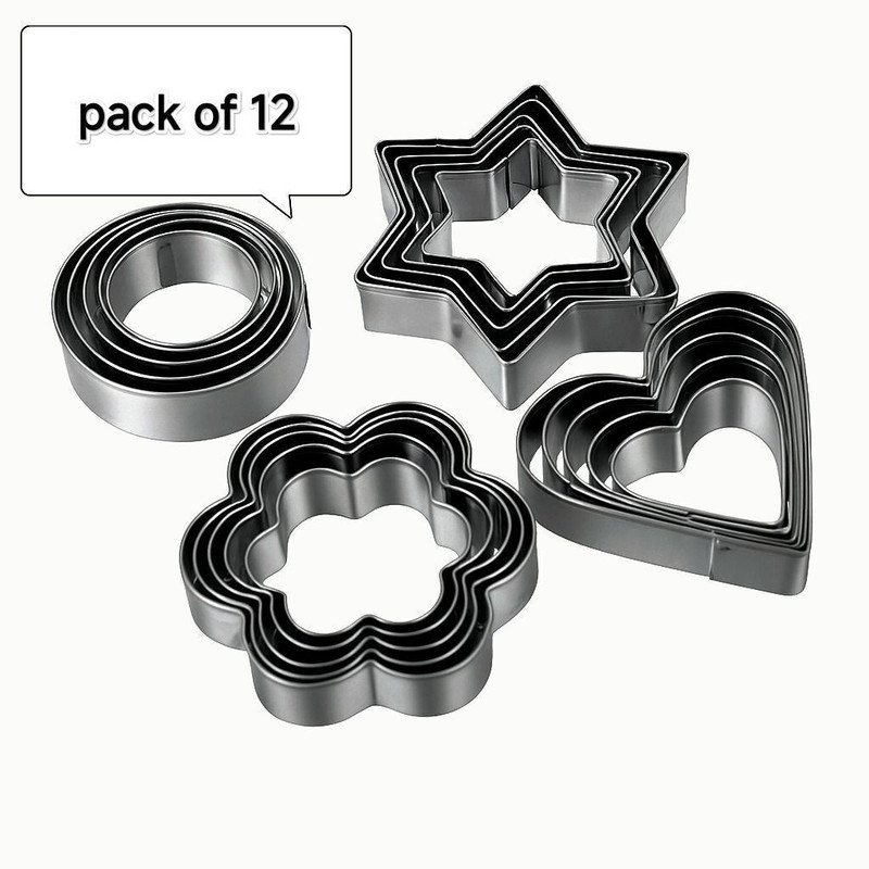Bogo Aluminium Cookie/Macroon tray 4(Pack of 12)