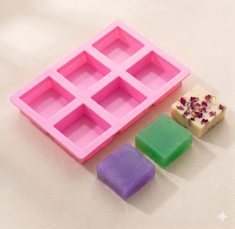 balerion Silicone Chocolate Mould Handmade Craft Mould for Soap Making(Pack of 1)