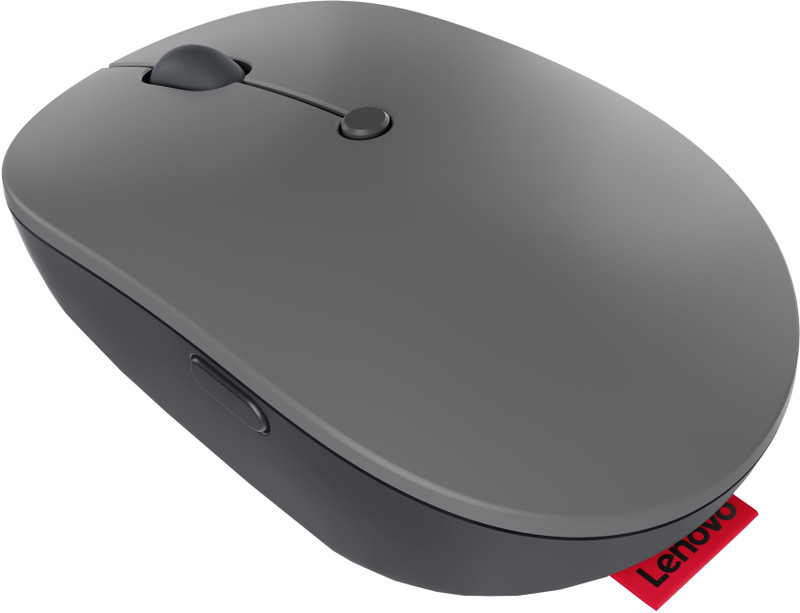 Lenovo Go USB C Ambidextrous Optical Mouse(2.4GHz Wireless, Storm Grey)