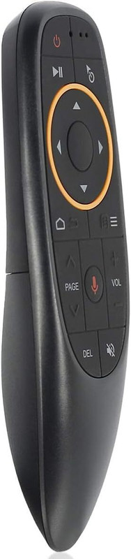 VOOCME G10 Air Mouse Wireless Infrared Remote Control 6 Axis Gyroscope IR Learning Ambidextrous Hybrid Mouse With Bluetooth(2.4GHz Wireless, Original Fly Mouse with Bluetooth Voice Input Mic)