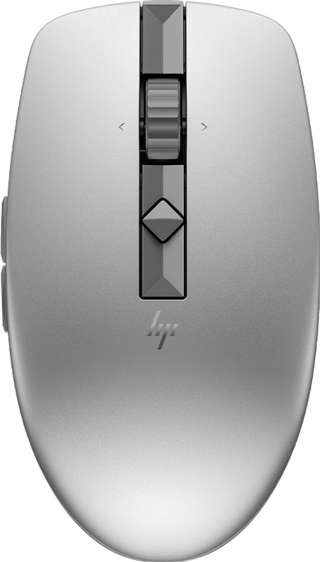 HP 710 Rechargeable Silent Ambidextrous Mechanical Mouse(2.4GHz Wireless, Bluetooth, Black)
