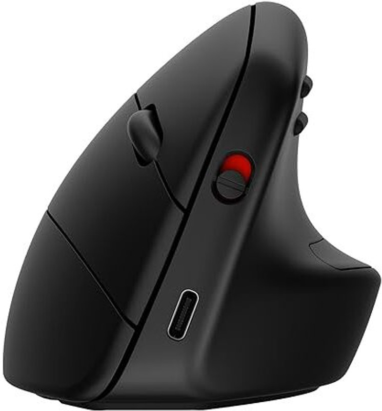 HP 920 Ergonomic /Mutlidevice,5 programm.buttons,USB receiver & Bluetooth, 4000DPI Ambidextrous Mechanical Mouse(2.4GHz Wireless, Bluetooth, Black)
