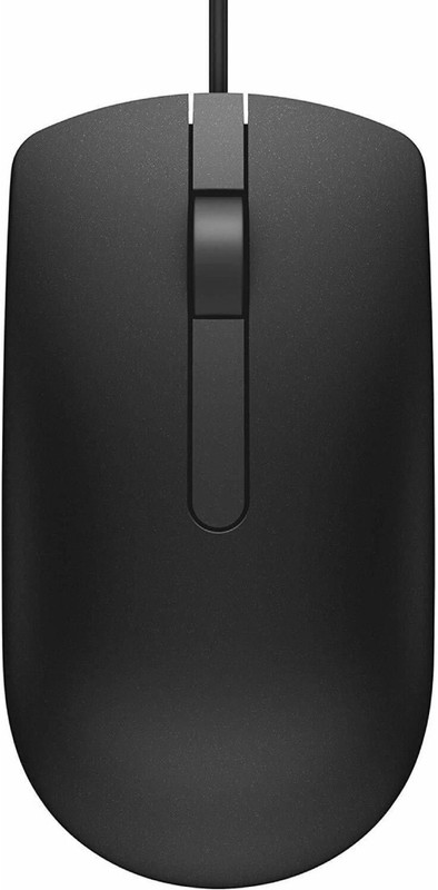 DELL MS116 OPTICAL MOUSE SET OF 3 Wired Ambidextrous Optical Mouse(USB 2.0, Black)