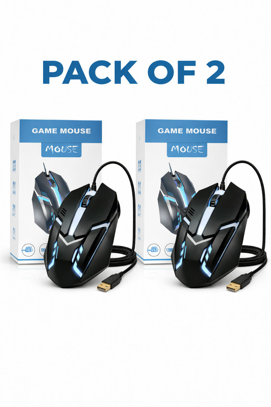 sanwaliya traders Gaming_mouse Wired Right Handed Optical  Gaming Mouse(USB 2.0, Multicolor)