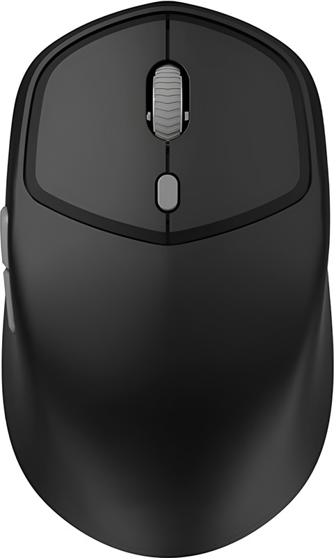 BUYFLUX Wireless+Bluetooth Mice, 6 Button, DPI Upto 1600,Works on 2 Devices at Same time Ambidextrous Optical  Gaming Mouse(2.4GHz Wireless, Bluetooth, Black)