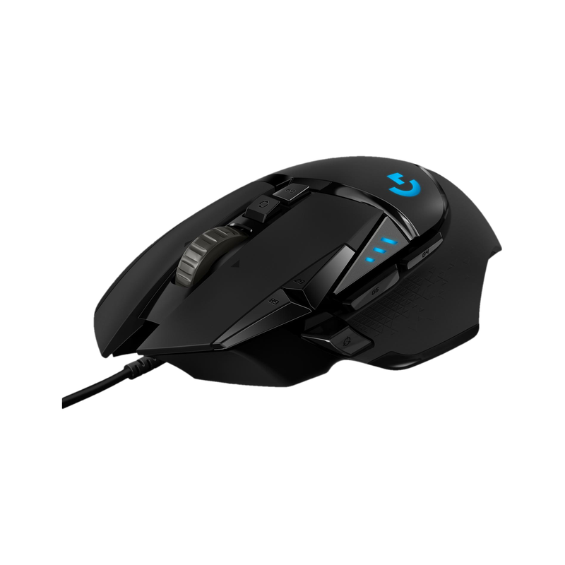 Logitech G502 Hero / Hero 25K Sensor, Adj DPI Upto 25600, RGB, 11 Programmable Buttons Wired Ambidextrous Optical Gaming Mouse 25K Sensor, Adj DPI Upto 25600, RGB, 11 Programmable Buttons(USB 2.0, Black)