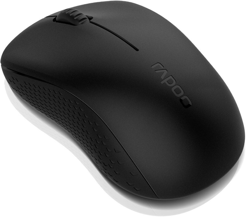 RAPOO M20 Ambidextrous Optical Mouse(2.4GHz Wireless, Black)