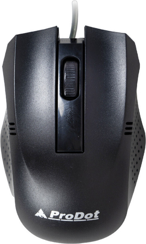 PRODOT DIC-MU-253s-MAP-02 Wired Ambidextrous Optical Mouse(USB 2.0, Black)