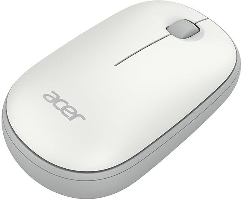 Acer ZC.A01SI.2MZ Ergonomic Optical Mouse Bubble(2.4GHz Wireless, White)