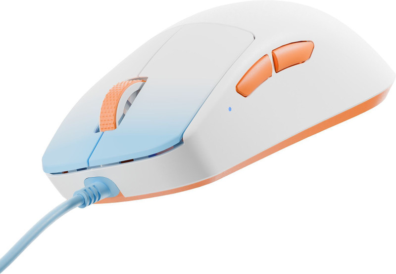 Armor Version M1 Wired Ergonomic Optical  Gaming Mouse(USB 3.0, White)