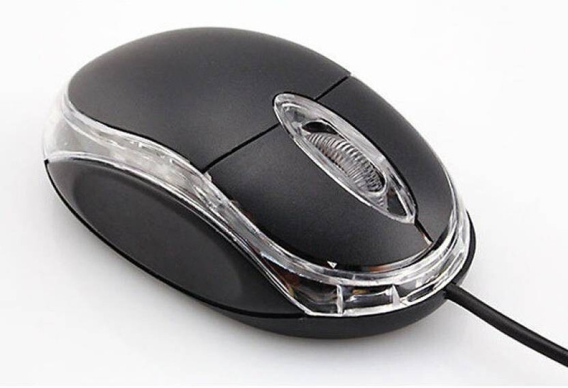TECHNO TERABYTE TB-36B Wired Ambidextrous Optical Mouse(USB 2.0, Black)