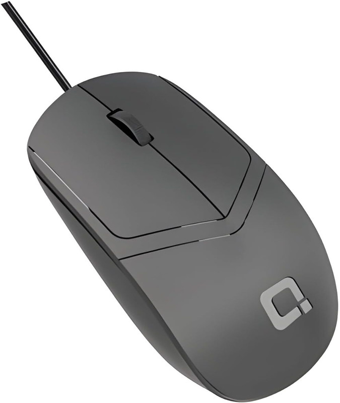 Quantron QUNTRON QMU-535 Wired Mouse Wired Ambidextrous Optical  Gaming Mouse(USB 2.0, Black)