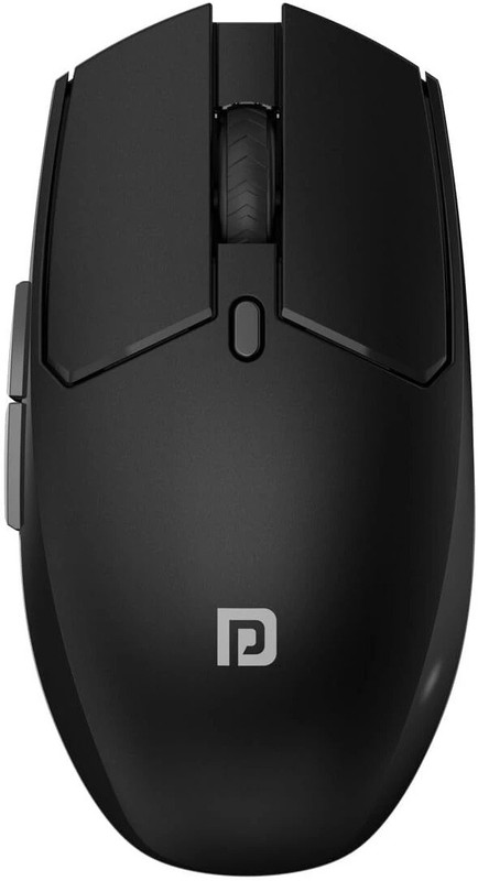 Portronics Toad 36 Right Handed Optical Mouse Rechargeable, 1600 DPI, 6 Buttons(2.4GHz Wireless, Black)