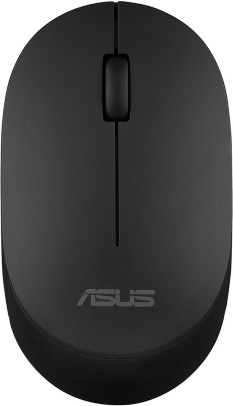 ASUS Bluetooth Silent Mouse MW105, 1600 DPI, Upto 3 Device Support Wireless Ambidextrous Optical Mouse(Black)