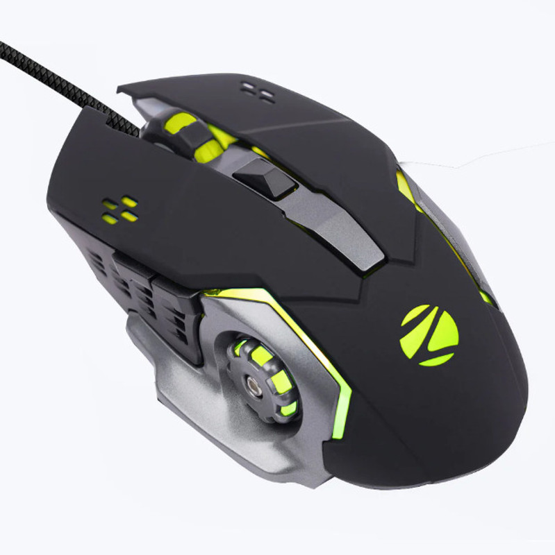 ZEBRONICS ZEB-TRANSFORMER-M2 Wired Ambidextrous Optical  Gaming Mouse(USB 3.0, Black)