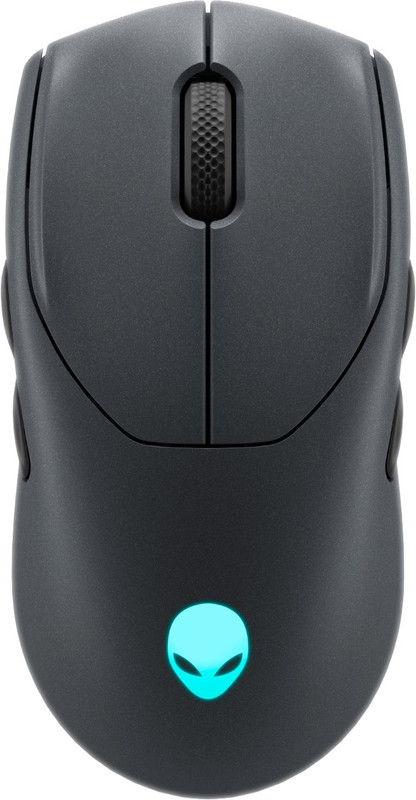 DELL 570-ABMU/ AW720M Ambidextrous Optical Gaming Mouse With Bluetooth(2.4GHz Wireless, Dark Side of the Moon, Grey)