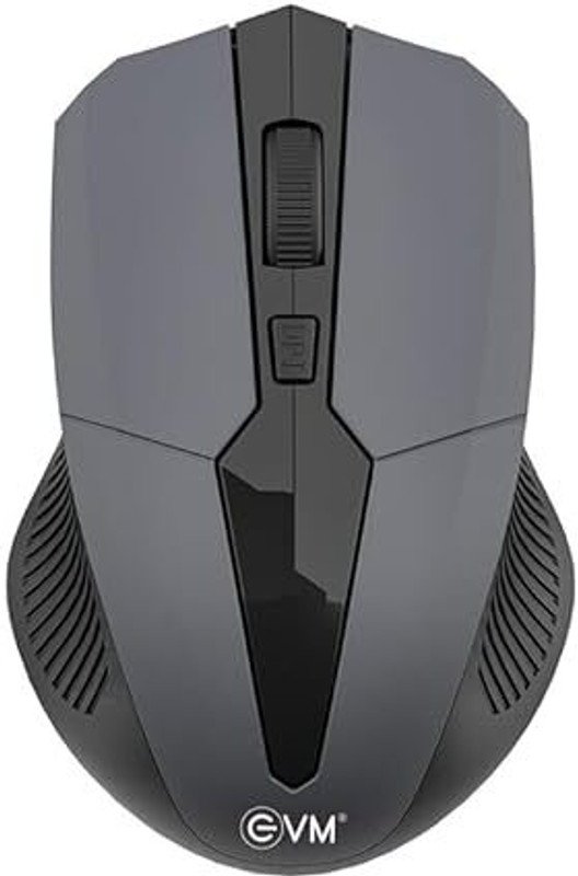 hundia infosolutions Evm Evo Ambidextrous Optical Gaming Mouse(2.4GHz Wireless, Black & Grey)