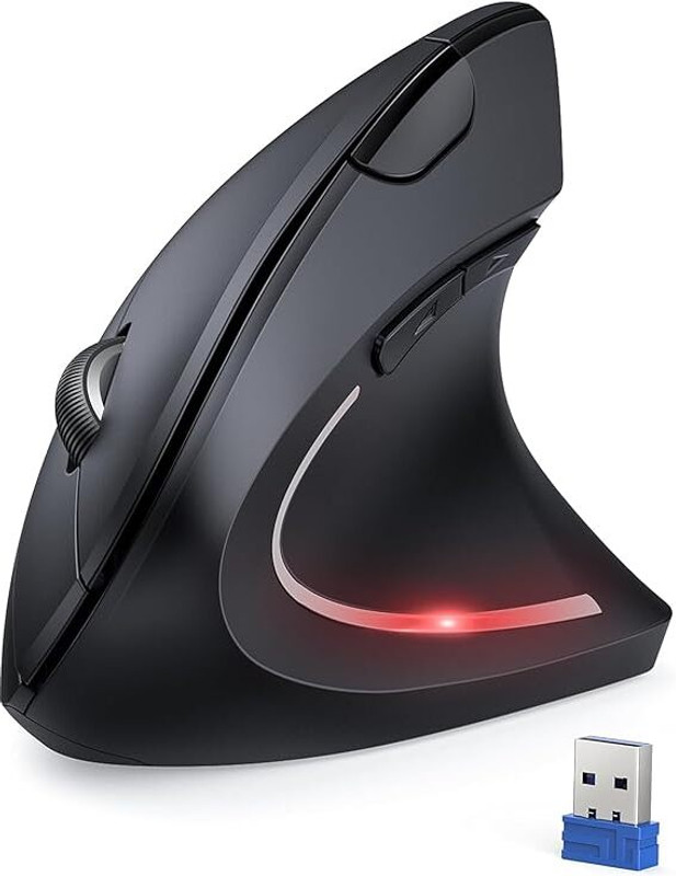 RuhZa Optical Mouse, 800/1200/1600DPI, 5 Buttons Wired Ergonomic Optical Gaming Mouse(Black)