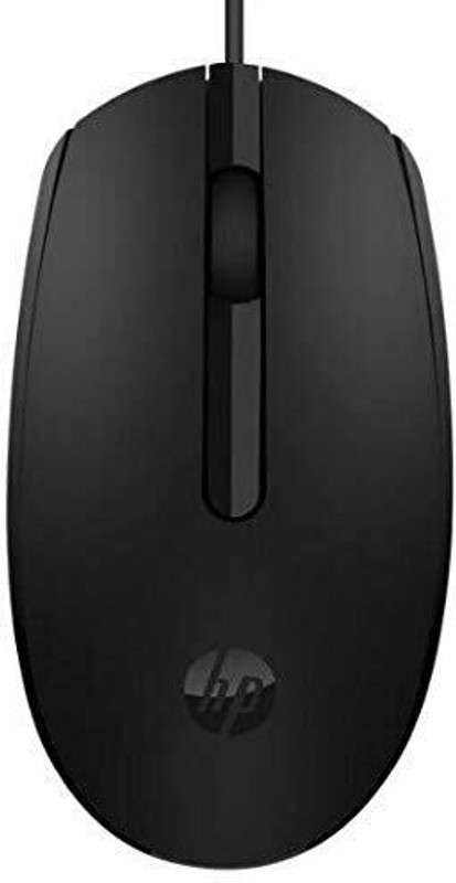 HP M10 Wired Ambidextrous Laser Mouse(USB 2.0, Black)