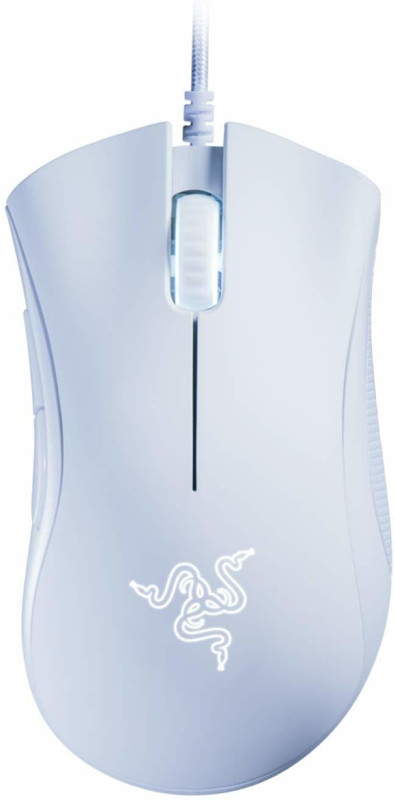 Razer Death Adder Essential / Lightweight(96gms) ,Chroma Lighting,upto 6400 DPI Wired Ambidextrous Optical  Gaming Mouse(USB 3.0, White)