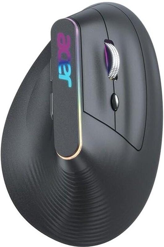 Acer ErgoEase Wireless Ergonomic Optical Mouse(Bluetooth, USB 3.0, Grey)