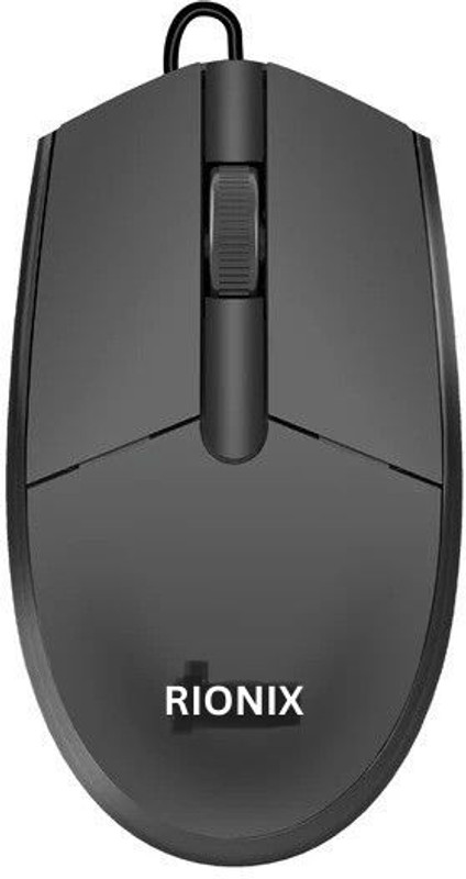 rionix RIO-GLIDE Wired Ambidextrous Optical  Gaming Mouse(USB 2.0, USB 3.0, Black)