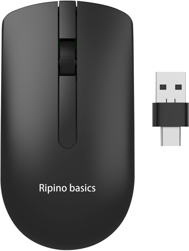 Koaty Core Wireless Mouse WM115 Ambidextrous Optical Mouse(2.4GHz Wireless, Black)